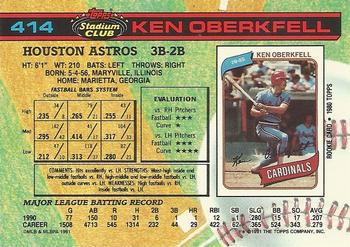 Ken Oberkfell  baseball card collectible - Main Image 2