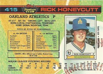 Rick Honeycutt  baseball card collectible - Main Image 2