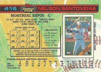 Nelson Santovenia  baseball card collectible - Main Image 2