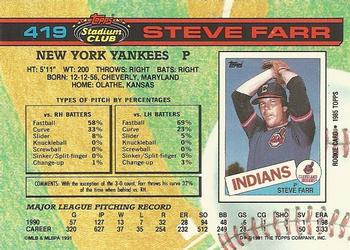 Steve Farr  baseball card collectible - Main Image 2