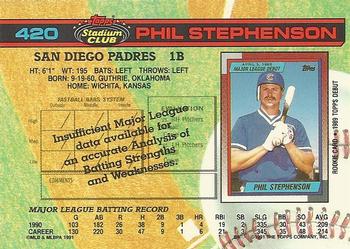 Phil Stephenson  baseball card collectible - Main Image 2