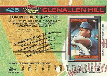 Glenallen Hill  baseball card collectible - Main Image 2