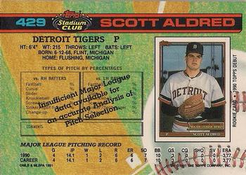 Scott Aldred  baseball card collectible - Main Image 2