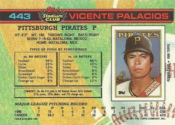 Vicente Palacios  baseball card collectible - Main Image 2
