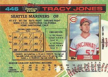Tracy Jones  baseball card collectible - Main Image 2