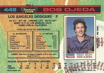 Bob Ojeda  baseball card collectible - Main Image 2