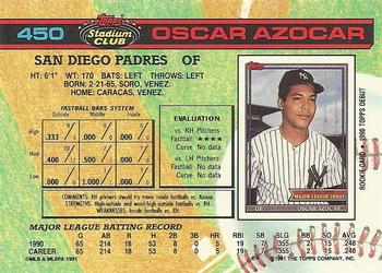Oscar Azocar  baseball card collectible - Main Image 2