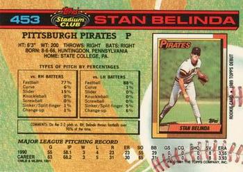Stan Belinda  baseball card collectible - Main Image 2