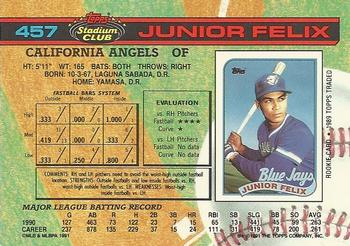 Junior Felix  baseball card collectible - Main Image 2