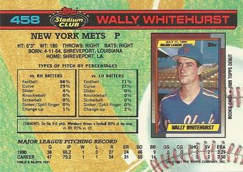 Wally Whitehurst  baseball card collectible - Main Image 2