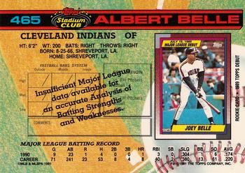 Albert Belle  baseball card collectible - Main Image 2