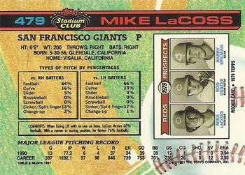 Mike LaCoss  baseball card collectible - Main Image 2