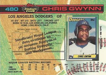 Chris Gwynn  baseball card collectible - Main Image 2