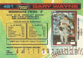 Gary Wayne  baseball card collectible - Main Image 2