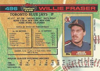 Willie Fraser  baseball card collectible - Main Image 2