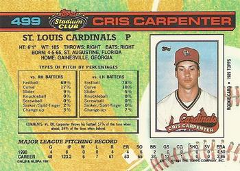 Cris Carpenter  baseball card collectible - Main Image 2