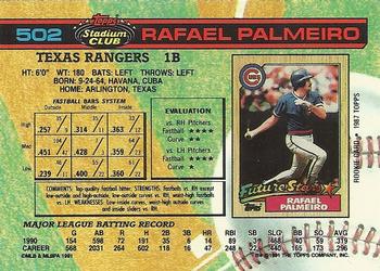 Rafael Palmeiro  baseball card collectible - Main Image 2
