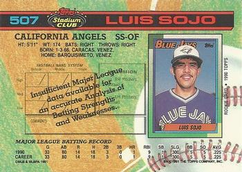 Luis Sojo  baseball card collectible - Main Image 2