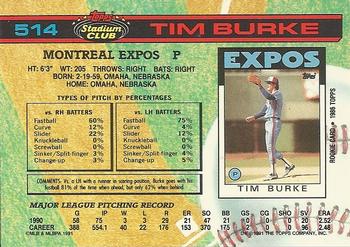 Tim Burke  baseball card collectible - Main Image 2