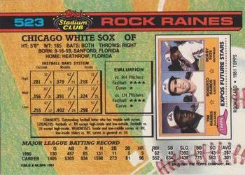 Rock Raines  baseball card collectible - Main Image 2