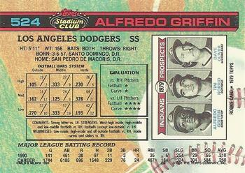 Alfredo Griffin  baseball card collectible - Main Image 2