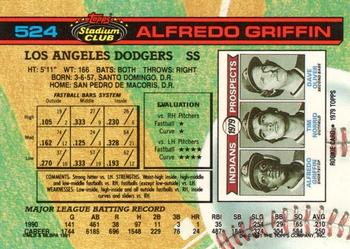 Alfredo Griffin  baseball card collectible - Main Image 2