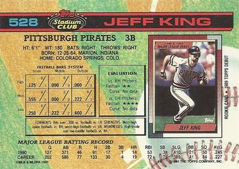 Jeff King  baseball card collectible - Main Image 2
