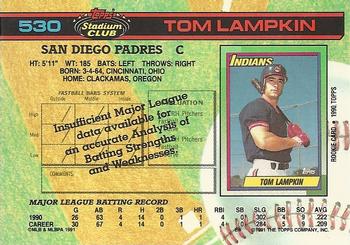 Tom Lampkin  baseball card collectible - Main Image 2