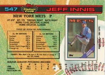 Jeff Innis  baseball card collectible - Main Image 2