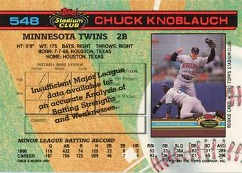 Chuck Knoblauch  baseball card collectible - Main Image 2
