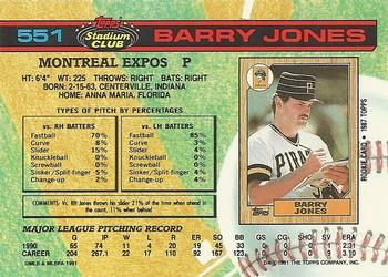 Barry Jones  baseball card collectible - Main Image 2
