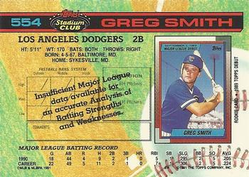 Greg Smith  baseball card collectible - Main Image 2
