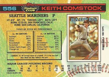Keith Comstock  baseball card collectible - Main Image 2