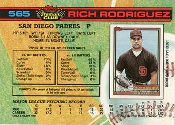 Rich Rodriguez  baseball card collectible - Main Image 2