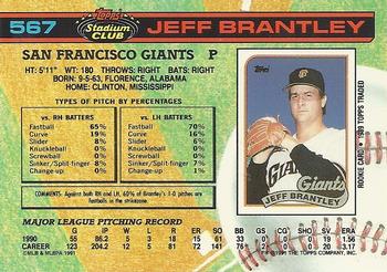 Jeff Brantley  baseball card collectible - Main Image 2
