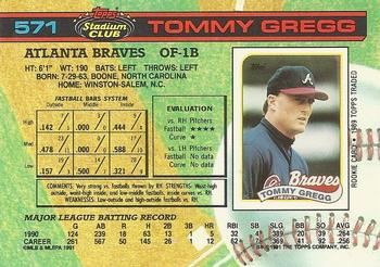 Tommy Gregg  baseball card collectible - Main Image 2