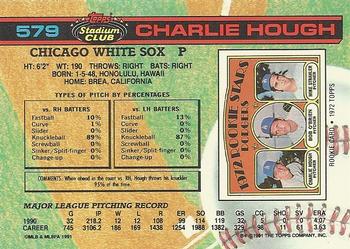 Charlie Hough  baseball card collectible - Main Image 2