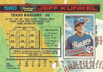 Jeff Kunkel  baseball card collectible - Main Image 2