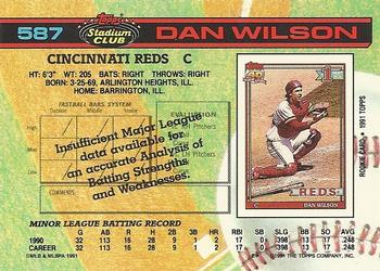 Dan Wilson  baseball card collectible - Main Image 2