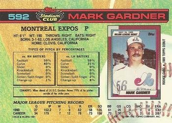 Mark Gardner  baseball card collectible - Main Image 2