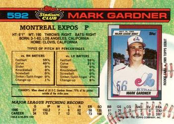 Mark Gardner  baseball card collectible - Main Image 2