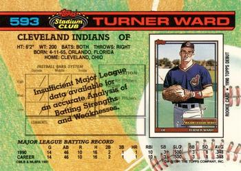 Turner Ward  baseball card collectible - Main Image 2