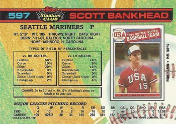Scott Bankhead  baseball card collectible - Main Image 2