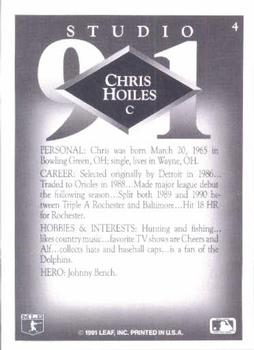 Chris Hoiles  baseball card collectible - Main Image 2
