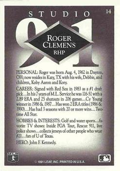 Roger Clemens  baseball card collectible - Main Image 2