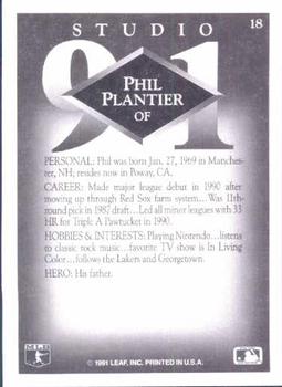 Phil Plantier  baseball card collectible - Main Image 2