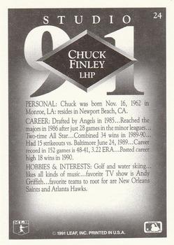 Chuck Finley  baseball card collectible - Main Image 2