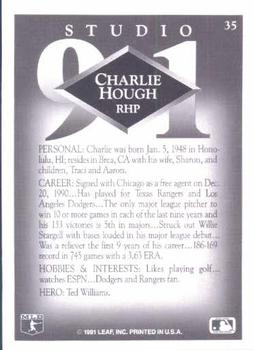 Charlie Hough  baseball card collectible - Main Image 2