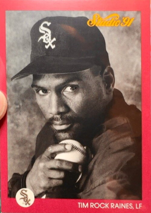 Tim Rock Raines  baseball card collectible - Main Image 3