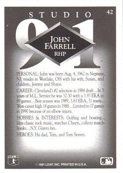 John Farrell  baseball card collectible - Main Image 2